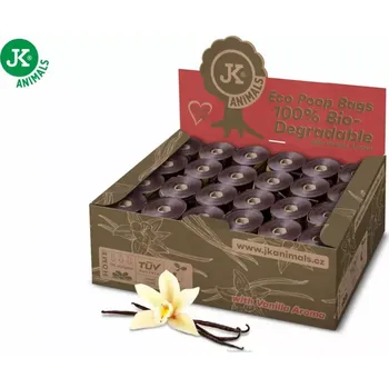 sáček na exkrement Bio-rozložitelné sáčky pro psí exkrementy s vůní vanilky, 24 ks rolí v boxu