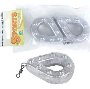 Olovo Gripp carp závěs s obr. nebarvený 2ks 130g