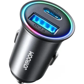 JOYROOM | Joyroom JR-CCN04 autonabíječka USB / USB-C 60W, černá