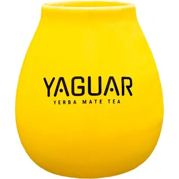 Kalabasa keramická Yaguar - žlutá