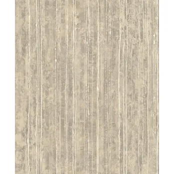 Tapeta Limonta Luxusní šedo-béžová vliesová tapeta na zeď s pruhy, 57723, Aurum II, Limonta, velikost 10 x 0,53 m