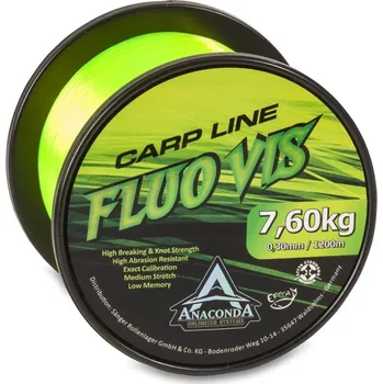 Anaconda vlasec Fluo Vis 0,40 mm 1200 m zelená