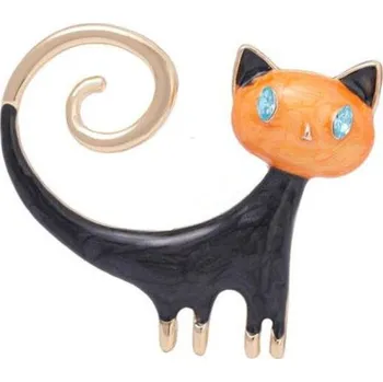 Brož Gaira® Brož Kočička 340059, Barva oranžová
