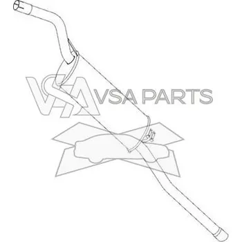 Zadní díl výfuku TYLL Výfuk zadní díl FE 1.6 combi (12)