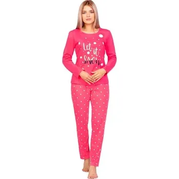 Dámské noční prádlo Dámské pyžamo 967 REGINA koral (coral) L