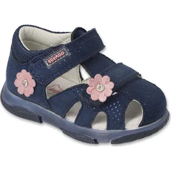 Dívčí bačkory BEFADO 170P078 dívčí sandálky BALERINA modré 26 170P078_26