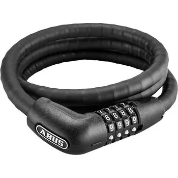 Zámek na kolo Zámek válečkový 6615C/120/15 Abus Black Tresorflex