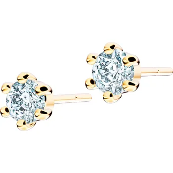 Hodinky Náušnice Bonore - Zlato 585 - Diamant 0-04 ct 128689