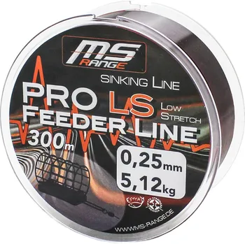 MS Range vlasec Pro LS Feeder 0,25 mm 300 m