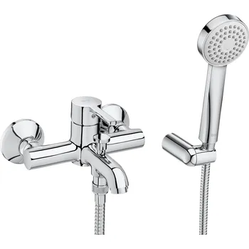 Vodovodní baterie Roca Carelia vanová baterie na stěnu chrom A5A018AC0K