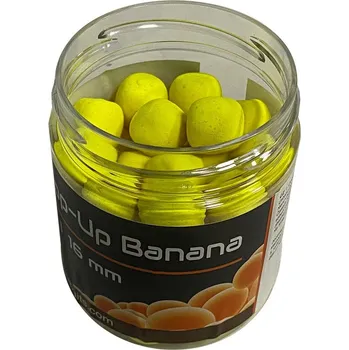Boilies Mastodont Baits Fluo Pop-Up Boilies Banana 16mm 200ml