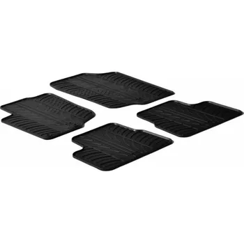 autokoberec Gledring Gumové autokoberce Peugeot 207 2006-2012