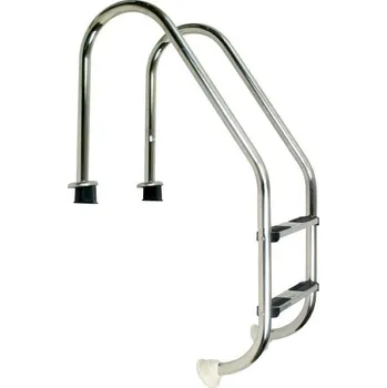 Bazénové schůdky Žebřík nerez Standard s pouzdrem 2 stupňový, AISI 316