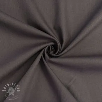 Bavlněný popelín dark grey
