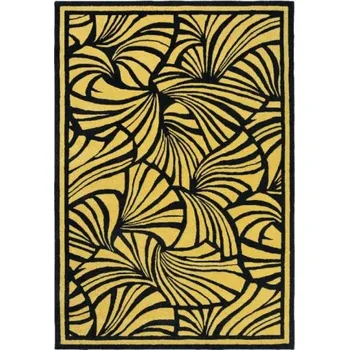 Koberec Vlněný kusový koberec Japanese Fans Gold 39305 Brink & Campman 120 x 180