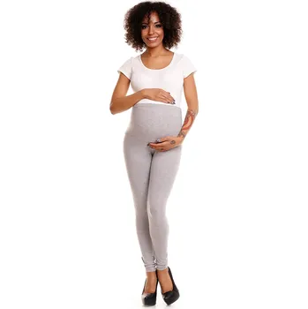 Dámská móda PeeKaBoo Dámské těhotenské legíny Vrulgos šedá S/M