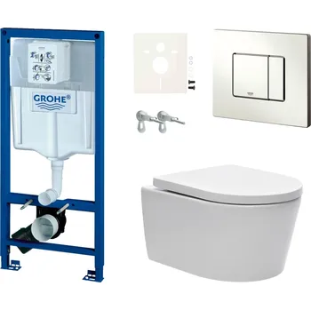 Sprchový set Cenově zvýhodněný závěsný WC set Grohe do lehkých stěn / předstěnová montáž+ WC SAT Brevis SIKOGRSBR2S
