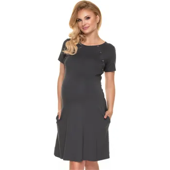 Dámské pyžamo PeeKaBoo Dámské těhotenské pyžamo Haru grafitová XXL