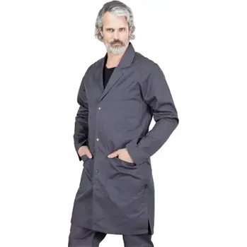 Zdravotnický plášť Leber&Hollman LH COATER S plášť šedý M-3XL