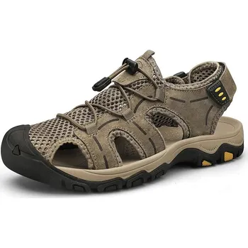 Dámské sandále Outdoorové pánské sandály MIX124 Barva: Khaki, Velikost: 41