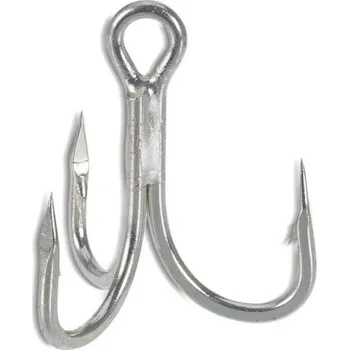 Rybářský háček Uni Cat trojháček Warlock CBX-5 Velikost 5/0, 4ks/bal