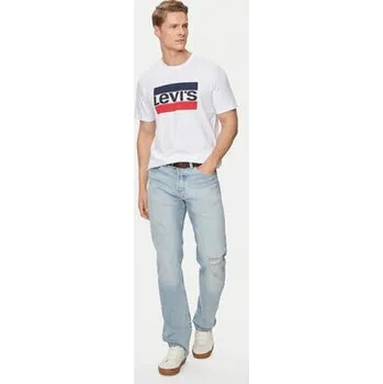 Pánské oblečení Levi's® T-Shirt Sportswear Logo Graphic 39636-0000 Bílá Regular Fit XS