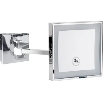 Kosmetické zrcátko Kosmetické zrcátko s LED osvětlením, 200x200 mm 116201202
