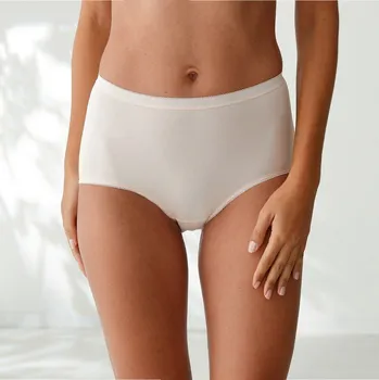 Kalhotky Sada 3 kalhotek super maxi z pružné bavlny černá+tělová+bílá 50/52