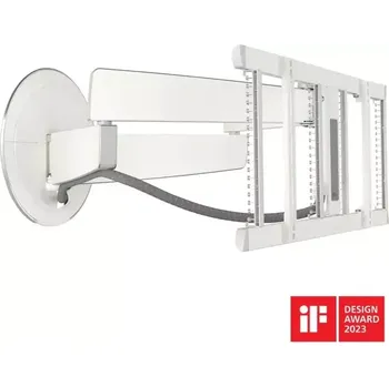 Televizní držák TVM 7675 W - Motorizovaný nástěnný držák s ramenem | TV 40-77" | Nosnost 35Kg | Ovládání pomocí aplikace (TVM 7675 W je nástěnný držák s nastavitelným kloubovým ramenem, vybavený elektrickým pohonem pro snadné a pohodlné nastavení. Nosnost 35 kg. Vhodné p