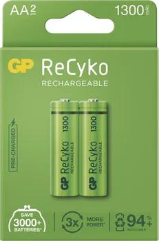 Článková baterie GP Batteries ReCyko+ AA 2 ks