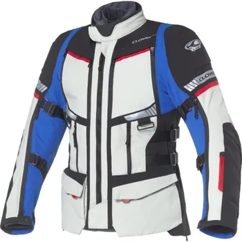 CLOVER bunda GTS-5 WP dámská light grey/blue/red/black - XS