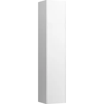 Koupelnový nábytek Base - vysoká skříňka 35x165 pravá hluboká, bílá lesklá H4026821102611