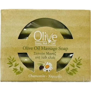 Mýdlo Olivové Masážní mýdlo Heřmánkové 100 g