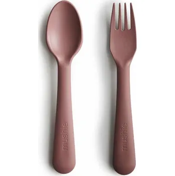 Příbor Mushie dětský příbor Barva: woodchuck