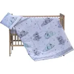 Souprava do postýlky 2dílná Scarlett Patrik tyrkysová 100x135 cm