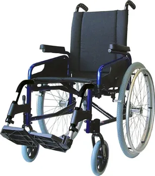 Invalidní vozík DMA Praha Pluriel invalidní vozík pro amputáře modrá metalíza