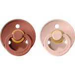 BIBS Colour Dudlíky z Přírodního kaučuku 2ks vel.1 Barva: Woodchuck / Blush