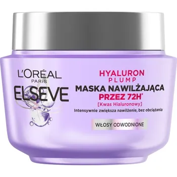 Vlasová regenerace L'Oreal Paris, Elseve Hyaluron Plump hydratačná maska pre dehydrované vlasy 300 ml