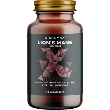 Přírodní produkt BrainMax Lion's Mane 500 mg 100 cps.