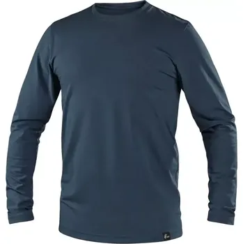 Pánské tričko CANIS CXS SIMON Pánské tričko s dlouhým rukávem tmavě modrá - XXL