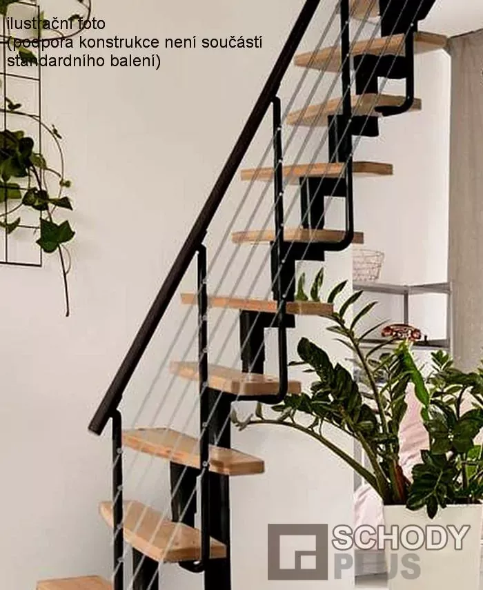 Mlynářské schody MINI PLUS LUX