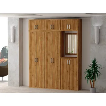 Předsíňová stěna Nabytekmorava Předsíňová sestava 3 barva lamina: ořech lyon