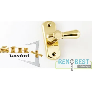 Okenní klika ŠÍR KOVÁNÍ Okenní kování DÁŠA půloliva mosaz