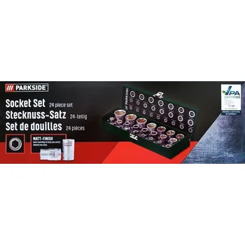 Klíč PARKSIDE Sada nástrčných klíčů, 24dílná