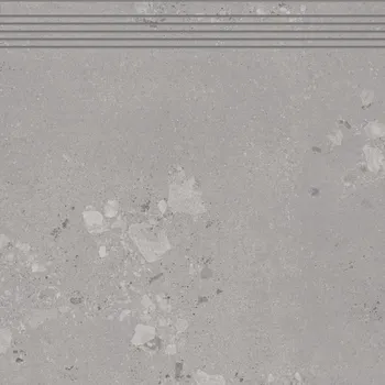 Dlažba Castone Ash - schodovka 59,8x59,8 šedá DCP62857