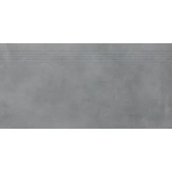 Obklad Extra - schodovka rektifikovaná 39,8x79,8 tmavě šedá DCP84724