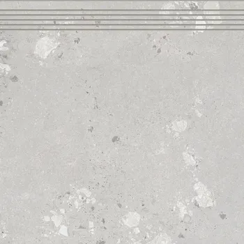 Obklad Castone Cement - schodovka 59,8x59,8 šedá DCP62856