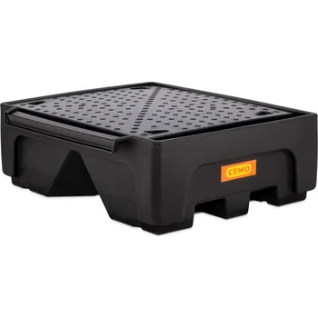 Olejová vana CEMO Rozšiřující záchytná vana pro IBC s přetokem, 500/1 s PE roštem(11865)