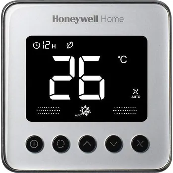 Digitální termostat Honeywell TF428SN-RSBS-U stříbrný, pro fancoil