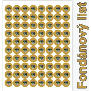 Jedlá dekorace na dort 80x24mm KOLEČKA Fondánový list A4 0,55 – 0,70 mm